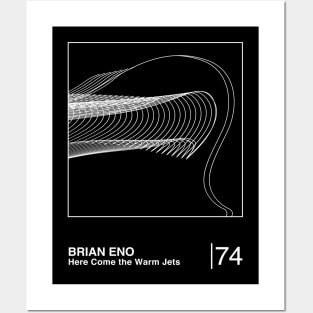 Here Come the Warm Jets / Original Minimalist Graphic Artwork Design Posters and Art